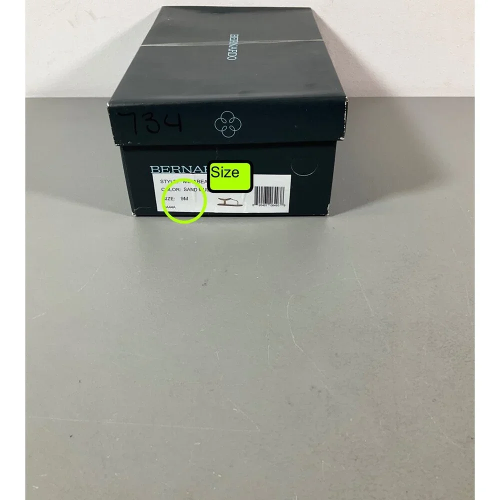 Bernardo Mirabeau Women's Leather Sandals - Brown, Size 9, Floral Embellishment - Picture 12 of 12